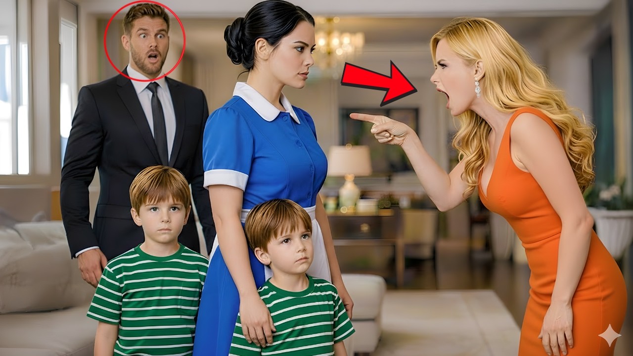 Milioner przyłapuje sprzątaczkę broniącą jego dzieci przed jego dziewczyną… i gdy poznaje prawdę