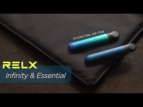 RELX Infinity and Essential - The Ash-Free, Smoke-Free Alternative