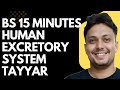 HUMAN EXCRETORY SYSTEM|| CLASS10TH #boardexam #physicswallah #exampreparation