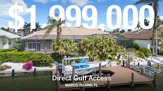 Direct Gulf Access Home on Marco Island | Private Dock, Pool, and Tropical Views
