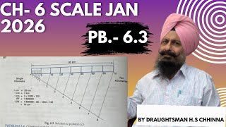 CH-6 SCALES PB- 6.3 Jan 2026 | Engineering Drawing (EDG) | B.Tech First year | easy method