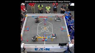 JHAWK overpowers Purdue with lever in autonomous VEXU playoffs 2026 Worlds #v5 #override #vexu #vrc