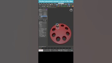 How to Quickly Arrange 3D Objects in a Perfect Circle – 3Ds Max Tutorial #shorts  #3dsmax #symmetry