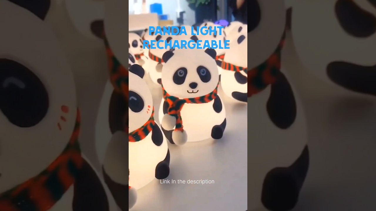 Cute Panda night Light portable for Bedroom, Best Gift for girls under 1000 