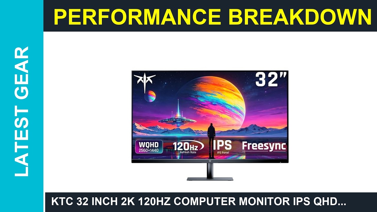 KTC 32 Inch 2K 120Hz Computer Monitor IPS QHD Review 2026 - YouTube