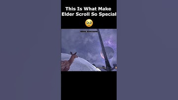 This Is What Make Elder Scroll So Special 🥹 #skyrim #oblivionremake #elderscrolls #shorts