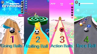 Going Balls Vs Action Balls Vs Sky Rolling ball New Update - 4 Gameplay