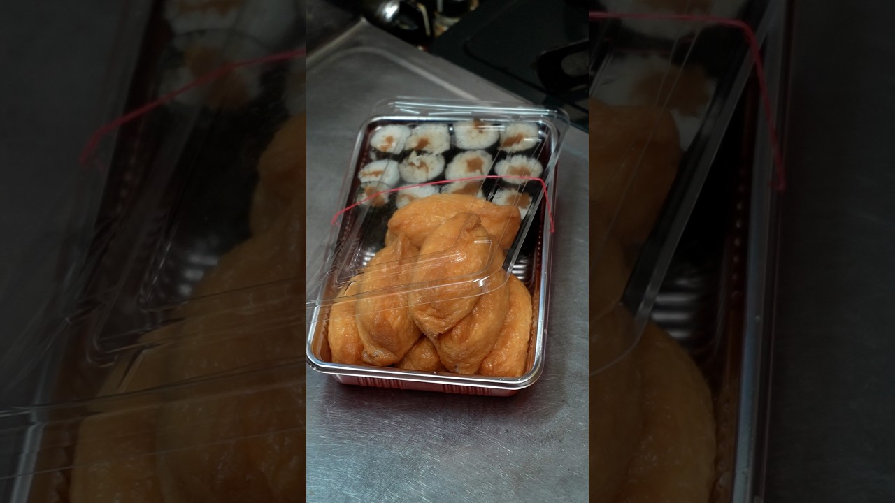 蓋が閉まらない助六弁当