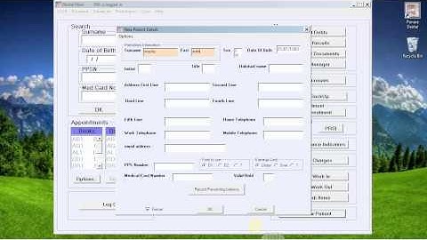 Adding a new patient