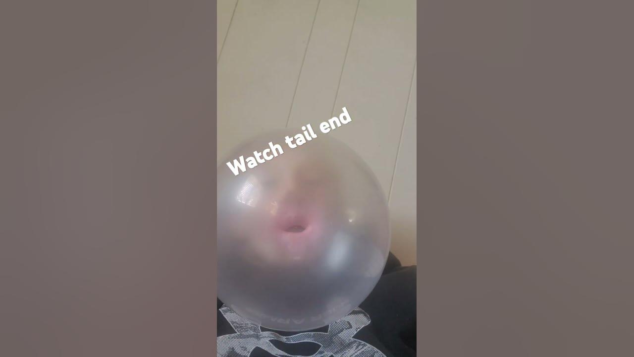 world's biggest bubble gum bubble - YouTube