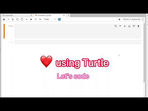 Love Symbol Drawing | Turtle Python Tutorial