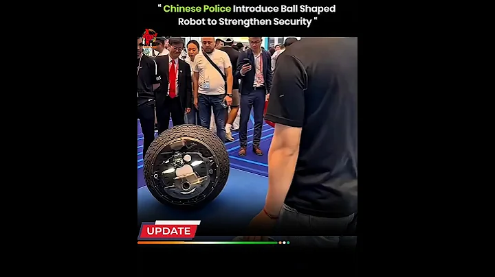 BREAKING: China Introduces Ball-Shaped Police Robot! 🤖⚡ #shorts