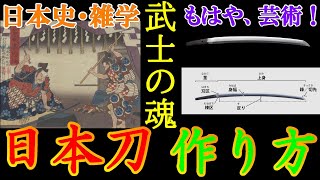 【歴史解説】日本刀の作り方！知れば知るほど面白い！【MONONOFU物語】