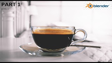 Part 1, Level 1:Modelling Coffee Cup | Blender Beginner Tutorial
