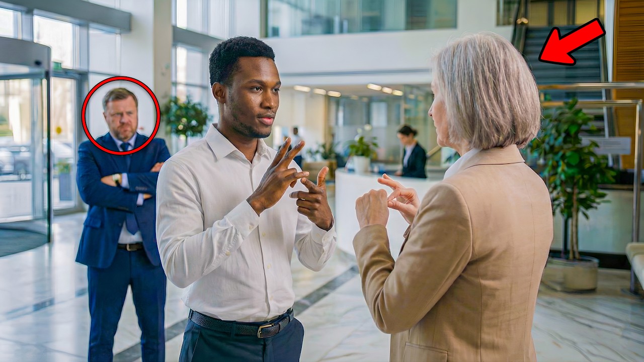 Poor Intern Greeted a Deaf Guest in Sign Language — Unaware She Was a Tech Billionaire
