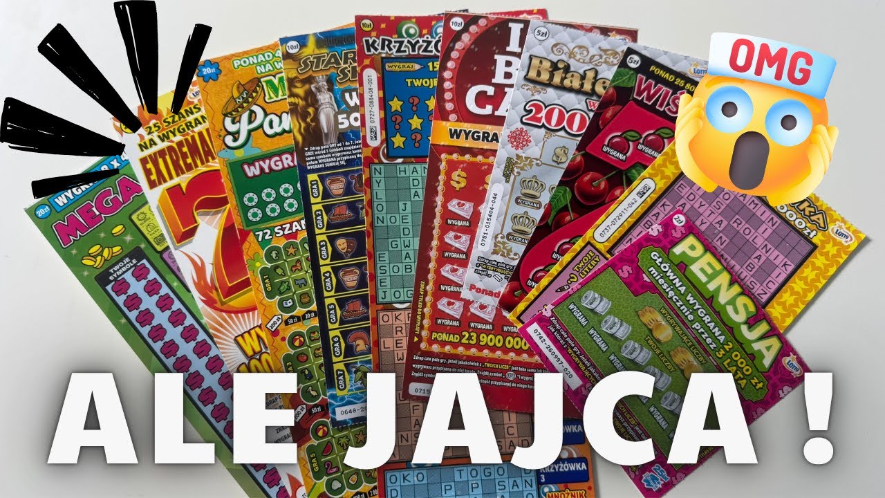 Zdrapki Lotto👉ZDRAPKI ZA 105 ZŁ🤩TEGO SIĘ NIE SPODZIEWAŁAM🥳NORMALNIE JAJCA😂🤣