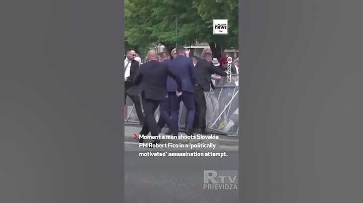 Suspect shoots at Slovakia PM Fico
