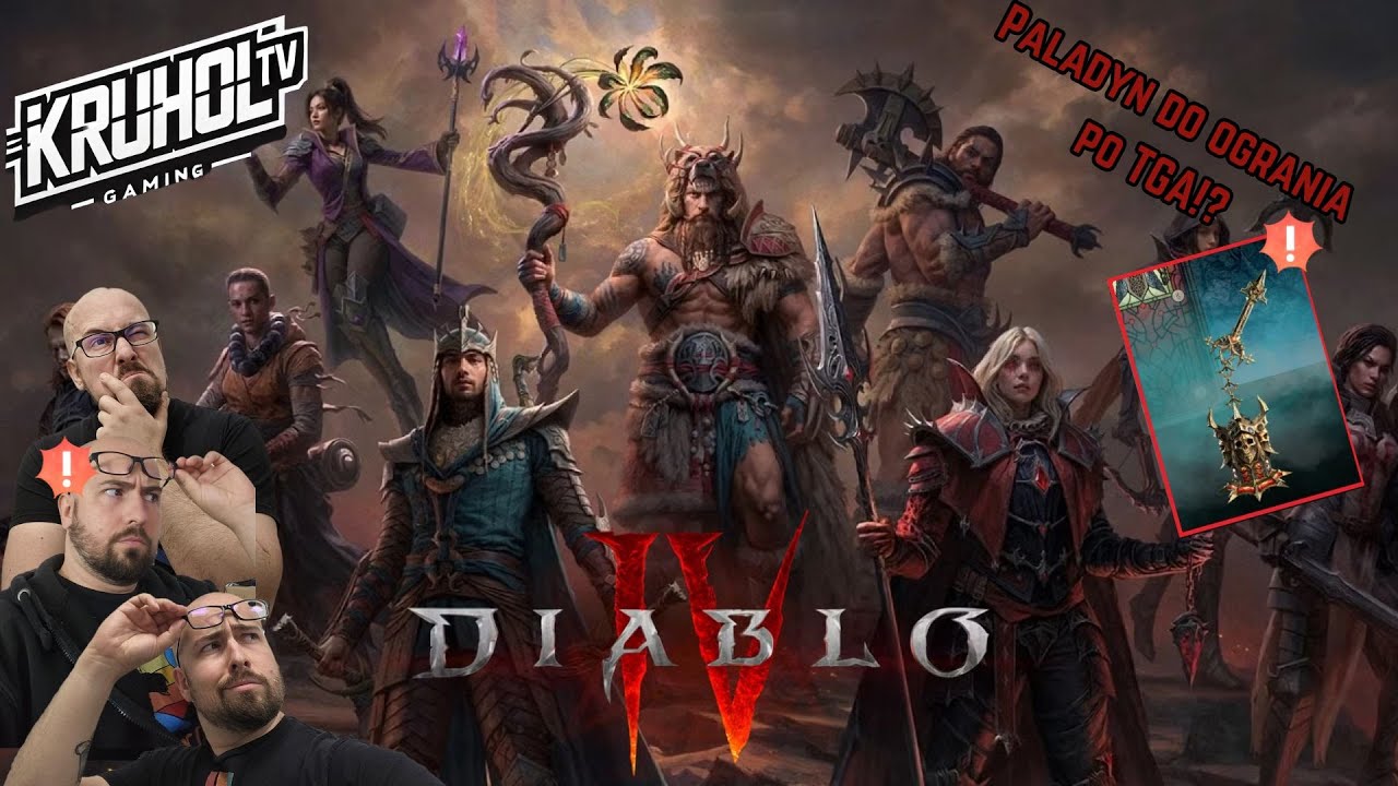 Shadow drop Paladyna w Diablo4 na TGA!? Czytamy newsy i rozkminiamy przy Diablo3 - zapraszam!