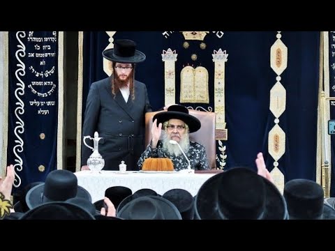 מעמד צאתכם לשלום לכ״ק האדמו״ר מסאטמר לקראת מסע הקודש לארה״ב לחיזוק וביסוס המוסדות