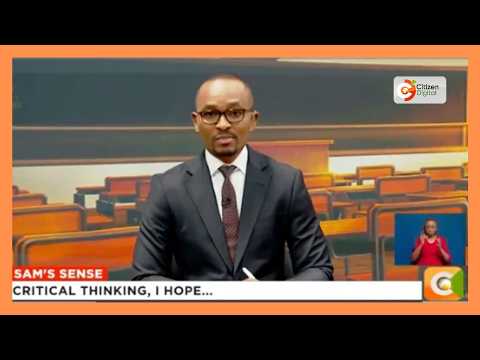 | SAM'S SENSE | CRITICAL THINKING, I HOPE...