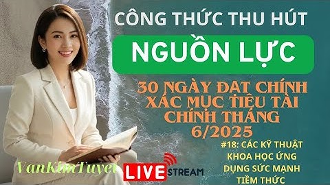 #18 CÁC KỸ THUẬT KHOA HỌC ỨNG DỤNG SỨC MẠNH TIỀM THỨC /SMTT/LHD