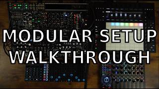 Modular Synth Live Setup Walkthrough