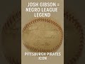 The ONLY Josh Gibson Signed Baseball on EARTH?! | PSA & JSA Certified #Shorts