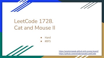 【每日一题】1728. Cat and Mouse II, 1/20/2021
