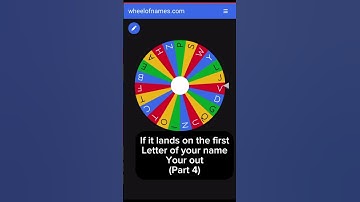 If it lands on the first letter of your name your out (part 4) #fyp #like #subscribe