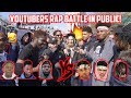 Youtuber Rap Battle In Public! Ft. Canking Jtube Kstar vs Ronzo Barnsey Reubz4k