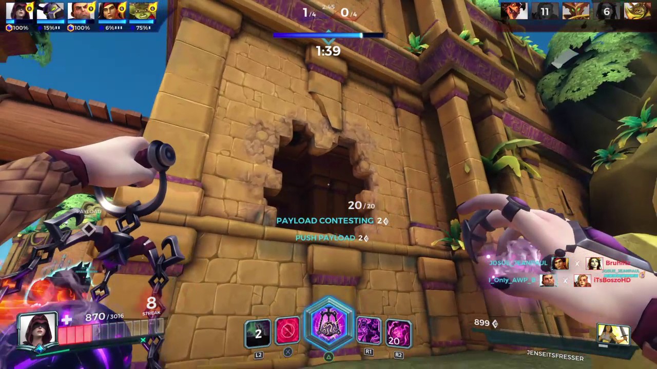 Paladins Competitive Seris JaguarFalls 20Kill0Death32kHeal