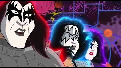 scooby doo and kiss