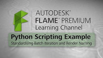 Python Scripting  - Batch Iteration and Render Naming - Flame 2016 EXT 2