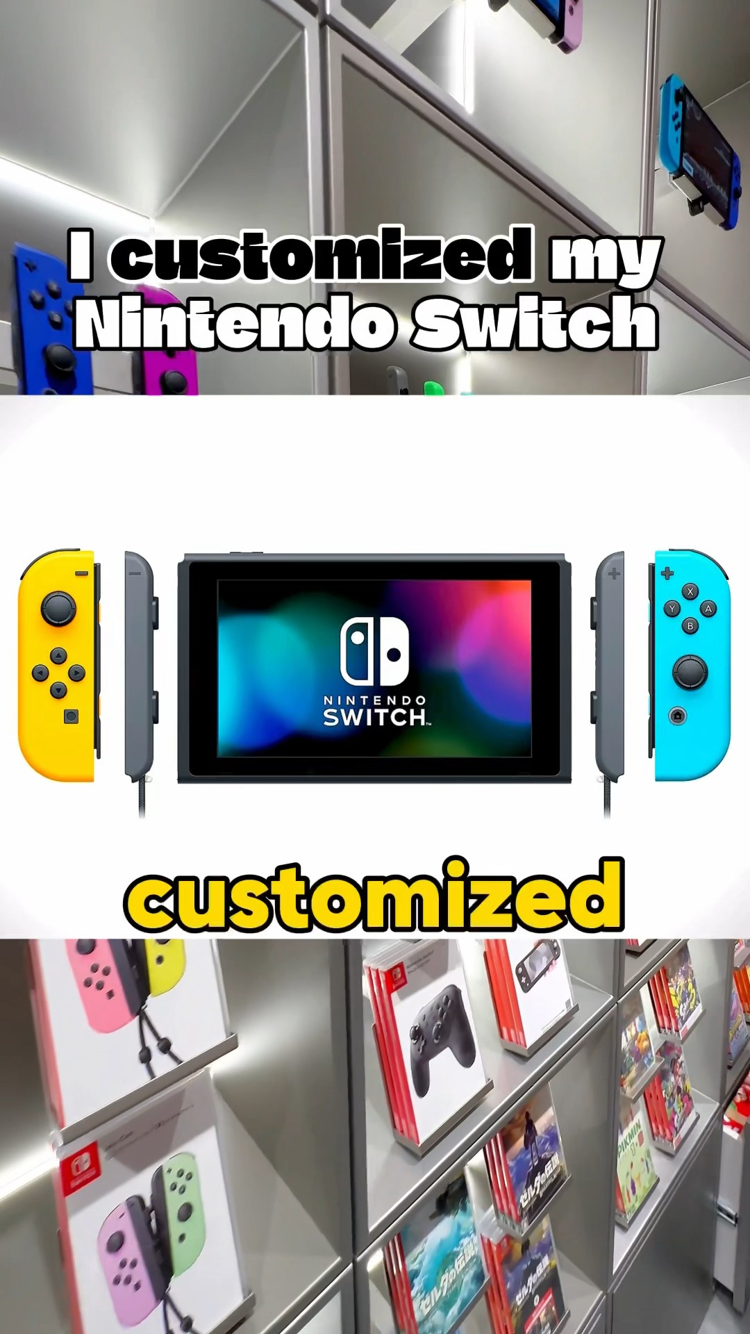 I bought a Customized Nintendo Switch in Japan! #videogames