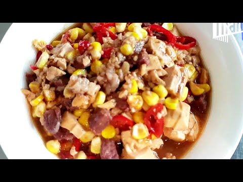 Tumis Daging Jagung Manis