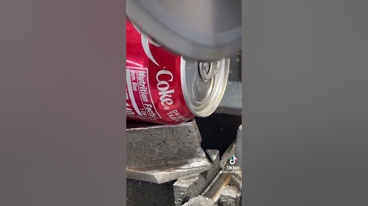 Never trust a factory end!! #aluminium #cocacola #satisfying #oddlysatisfying #foryoupage