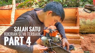 SENIOR PASTI GELENG KEPALA LIHAT CARA KERJA OPERATOR MUDA INI 😲😮 KIKIRAN RANTAI CHAINSAW