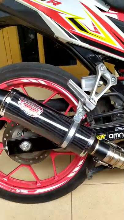 Honda Sonic 150r pake knalpot r9 ageemmm
