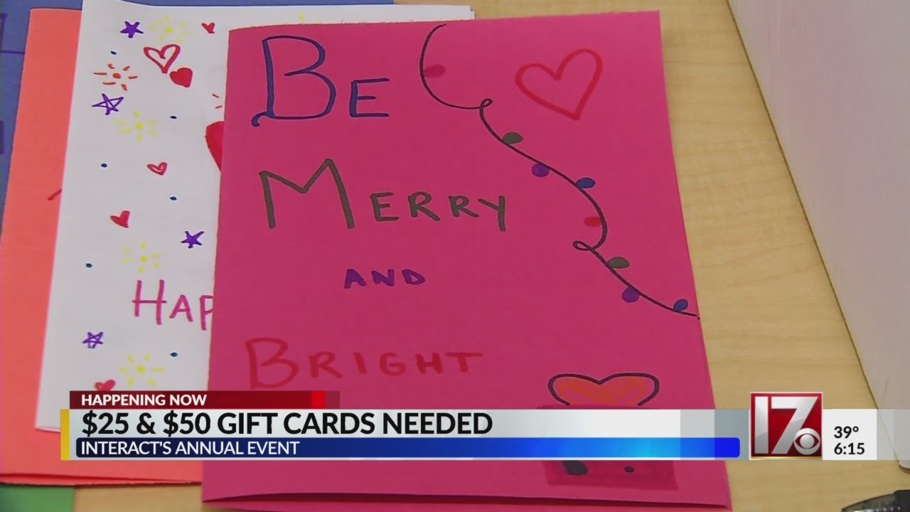 Raleigh nonprofit looking for gift card donations