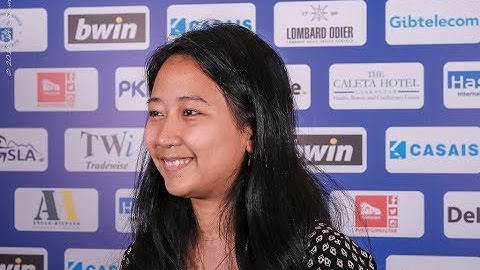Round 8 Gibraltar Chess post-game interview with Irine Sukandar