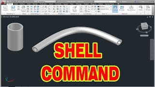 Information How to use SHELL Command in autocad 3D |cad tutorials Update