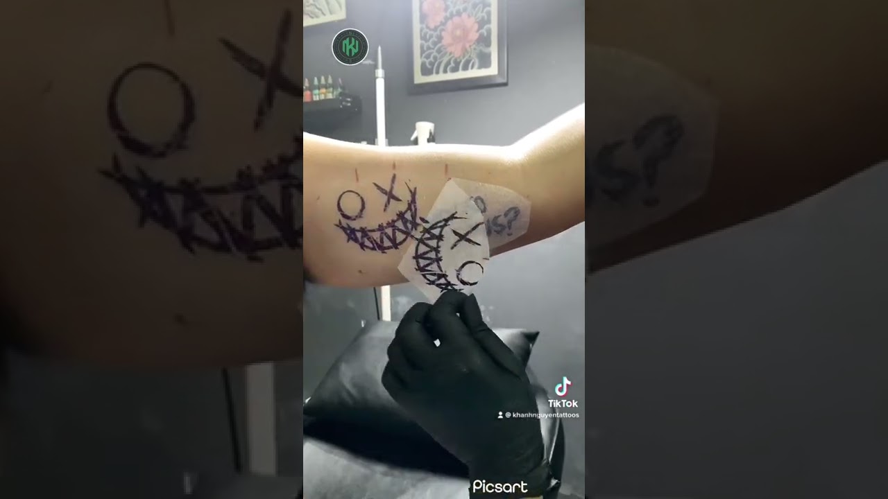 Why so serious.? Tattoo | Hình xăm mặt cười, sao phải... - youtube