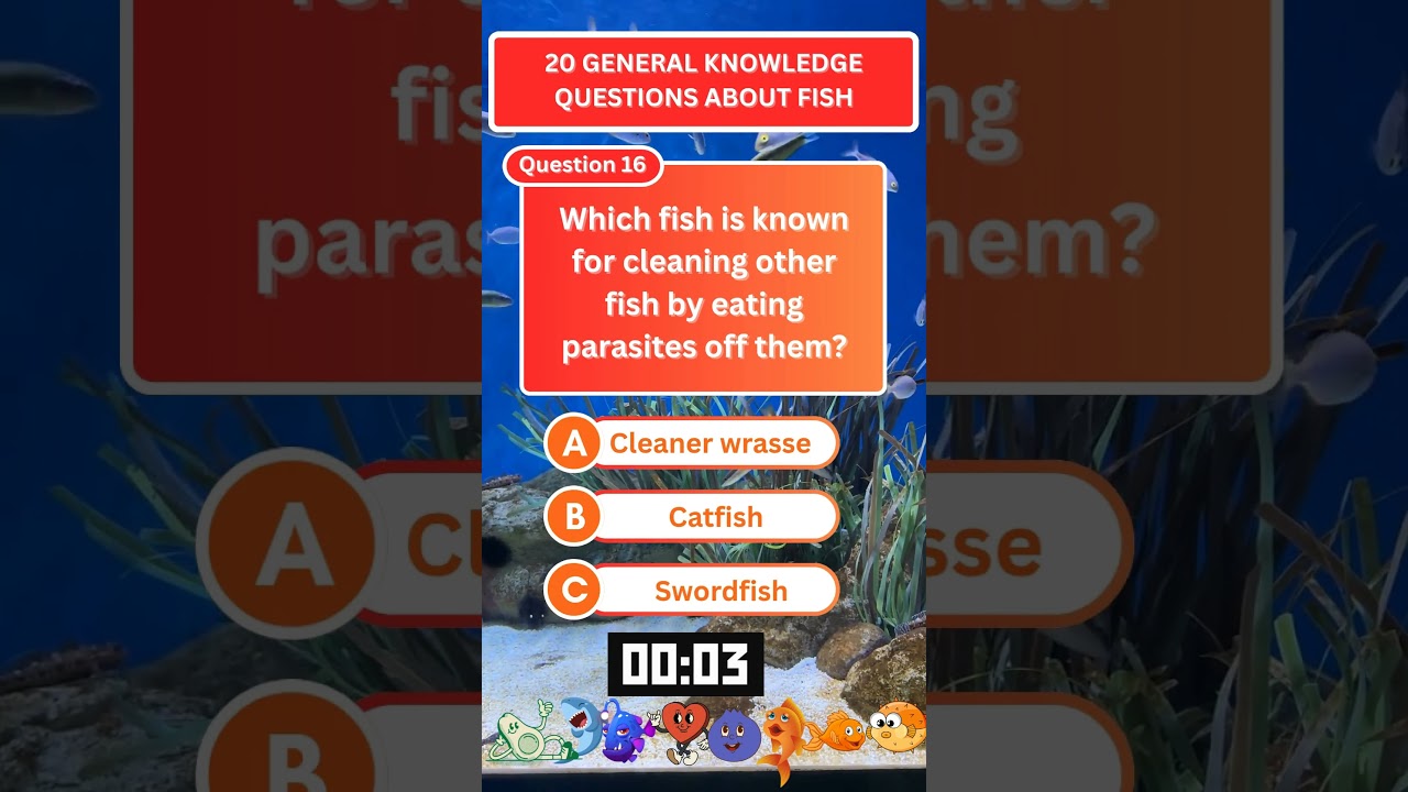 part 2. Fun Fish Quiz Questions and Answers. Test Your Ocean Knowledge! 