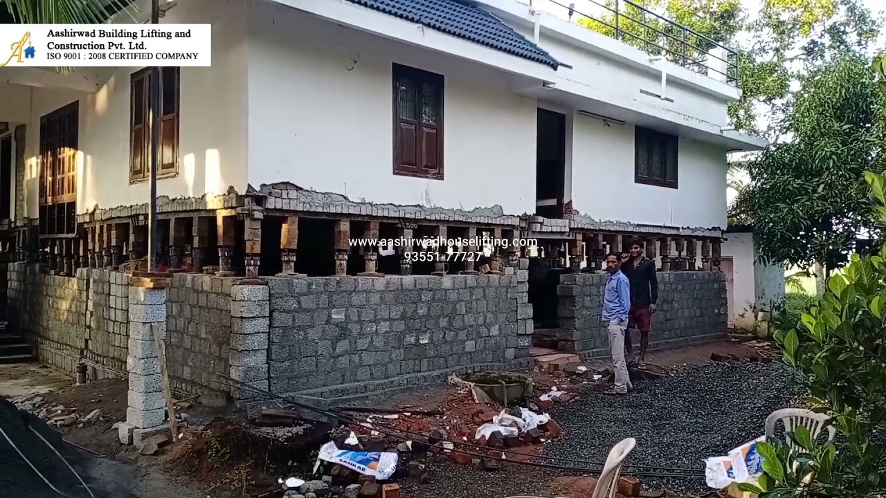 House lifting and shifting service in Kerala House lifting in Kerala House lifting in India