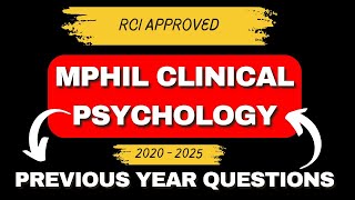 Mphil Clinical Psychology Previous Year question papers 2024-2025 -0JEMAS PG (WBJEE)