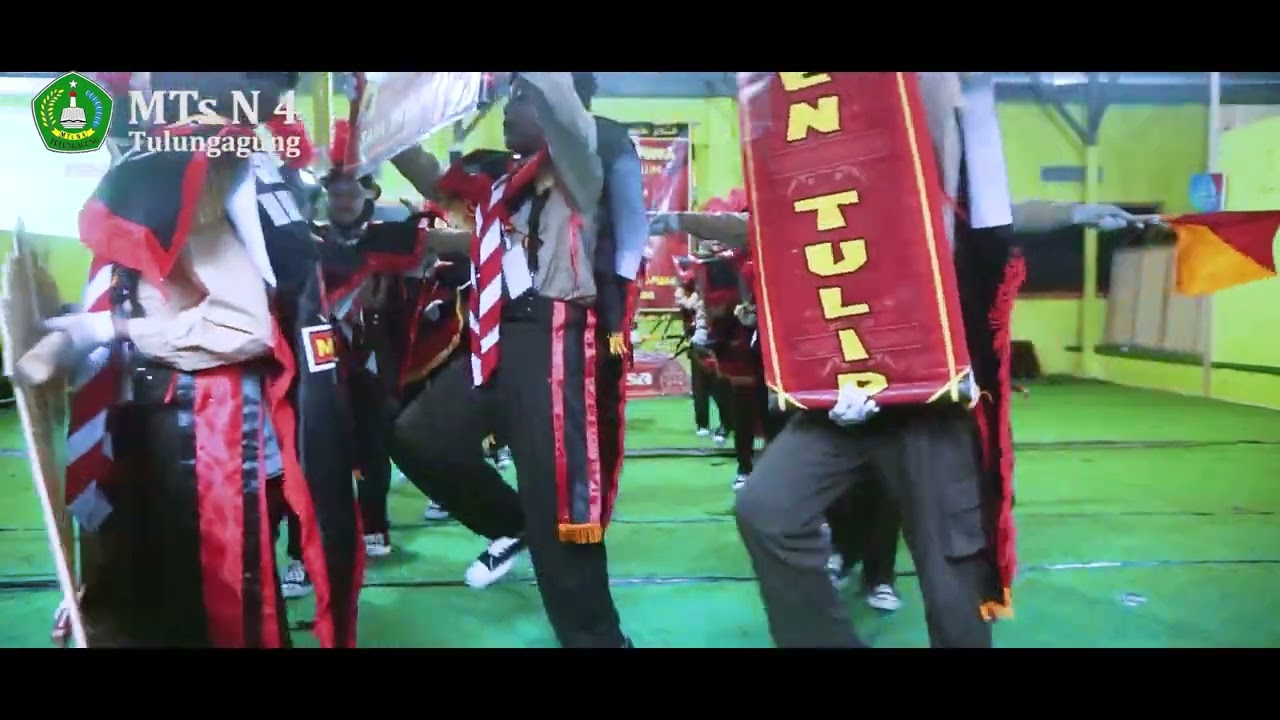 Lomba Yel Yel dan LBB Murni Gemilang Open 2024, MI Jati Sallam Gombang Pakel di MTs N 4 Tulungagung