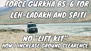 Increase Force Gurkha Ground Clearence in Budget | Pocket Friendly Tech | no Lift Kit