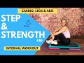 Step aerobics and strength workout  cdornerfitness step legs and abs 86 134 bpm