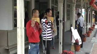 排笛演奏 聽海--990207集集火車站.wmv