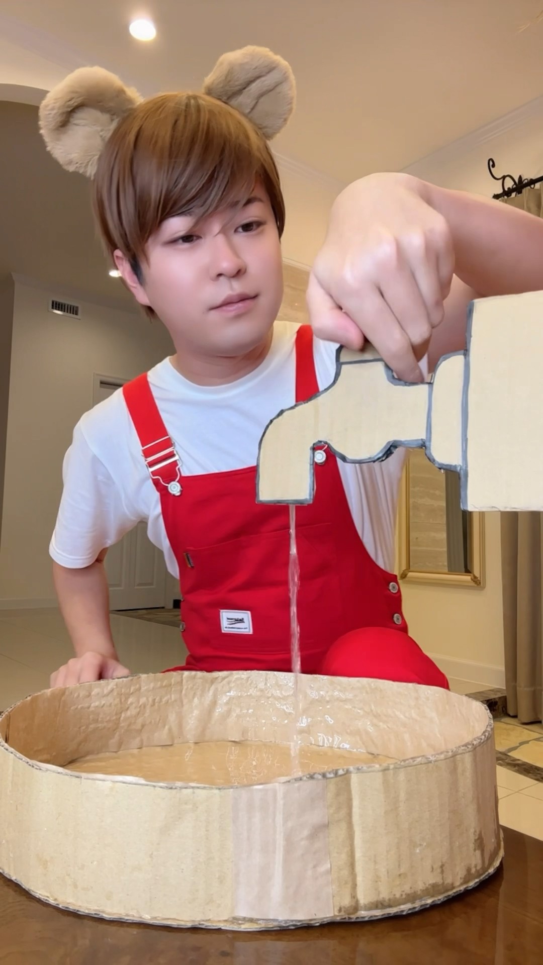 PROPER USE OF CARDBOARD WATER SUPPLY！#asmr